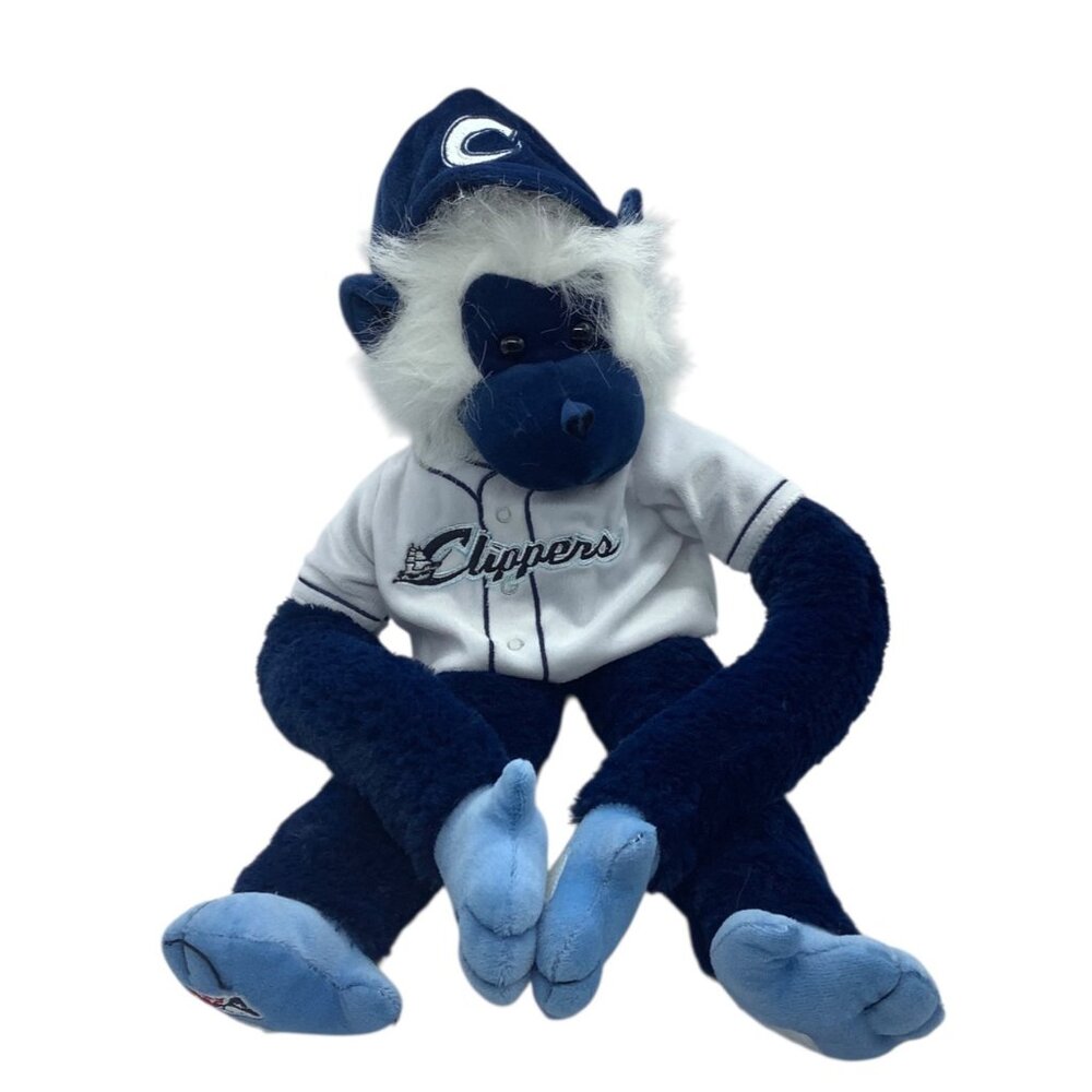 Columbus Clippers Plush Monkey Mascot Stuffed Animal 18" Minor League Baseball